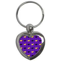 Elegant Pugs Key Chain (heart)