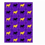 Elegant Pugs Large Garden Flag (Two Sides) Front