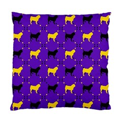 Elegant Pugs Standard Cushion Case (one Side) by ElegantGP