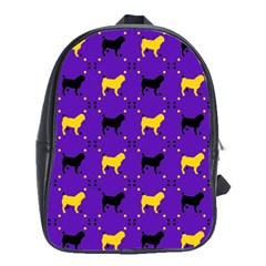 Elegant Pugs School Bag (large)