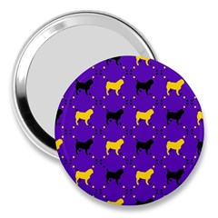 Elegant Pugs 3  Handbag Mirrors by ElegantGP