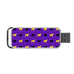 Elegant Pugs Portable Usb Flash (one Side)