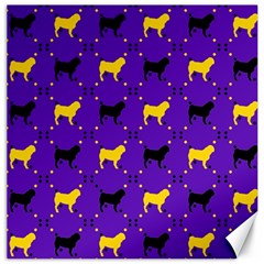 Elegant Pugs Canvas 16  X 16  by ElegantGP