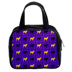 Elegant Pugs Classic Handbag (two Sides)