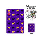 Elegant pugs Playing Cards 54 Designs (Mini) Front - Heart4