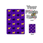 Elegant pugs Playing Cards 54 Designs (Mini) Back