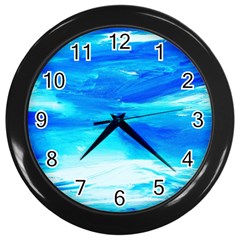 Sky 1 1 Wall Clock (black) by bestdesignintheworld