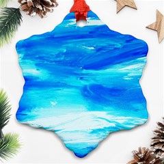 Sky 1 1 Snowflake Ornament (two Sides) by bestdesignintheworld