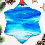 Sky 1 1 Snowflake Ornament (Two Sides) Front