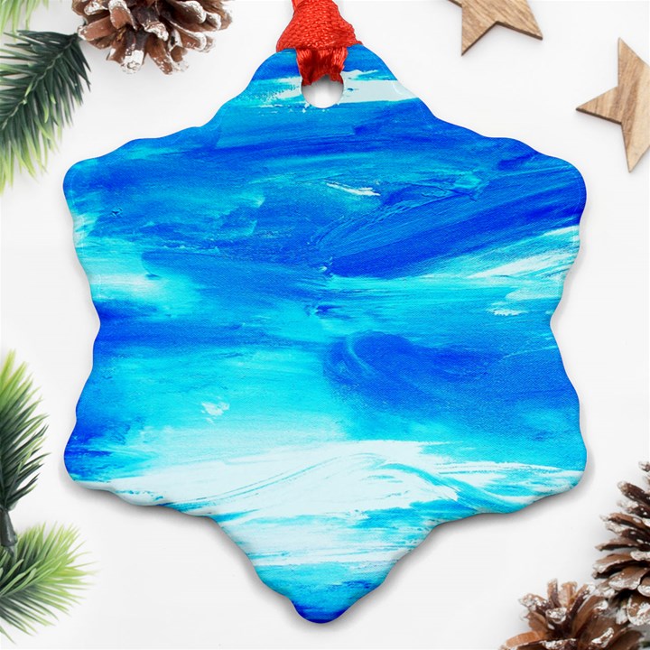 Sky 1 1 Snowflake Ornament (Two Sides)