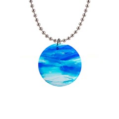 Sky 1 1 1  Button Necklace by bestdesignintheworld