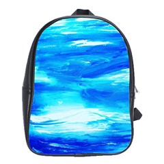 Sky 1 1 School Bag (large) by bestdesignintheworld