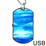 Sky 1 1 Dog Tag USB Flash (One Side) Front