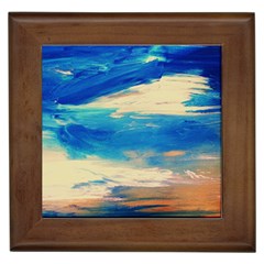 Skydiving 1 1 Framed Tile by bestdesignintheworld