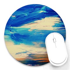 Skydiving 1 1 Round Mousepads by bestdesignintheworld