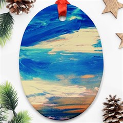 Skydiving 1 1 Oval Ornament (two Sides) by bestdesignintheworld