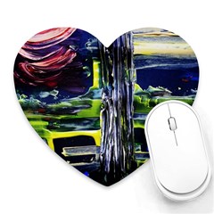 Between Two Moons 7 Heart Mousepads by bestdesignintheworld