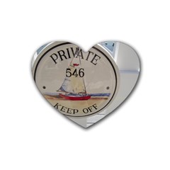 Balboa 1 1 Rubber Coaster (heart)  by bestdesignintheworld