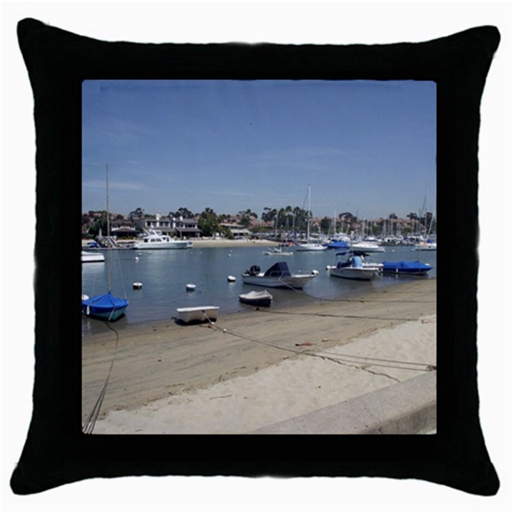 Balboa 1 3 Throw Pillow Case (Black)