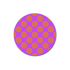 Polka Dots Two Times 7 Magnet 3  (round) by impacteesstreetwearten