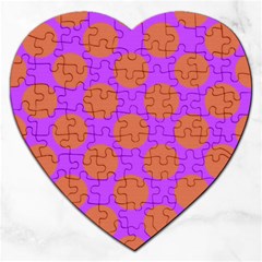 Polka Dots Two Times 7 Jigsaw Puzzle (heart) by impacteesstreetwearten