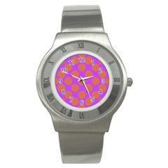 Polka Dots Two Times 7 Stainless Steel Watch by impacteesstreetwearten