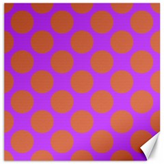 Polka Dots Two Times 7 Canvas 16  X 16  by impacteesstreetwearten