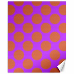 Polka Dots Two Times 7 Canvas 16  X 20  by impacteesstreetwearten