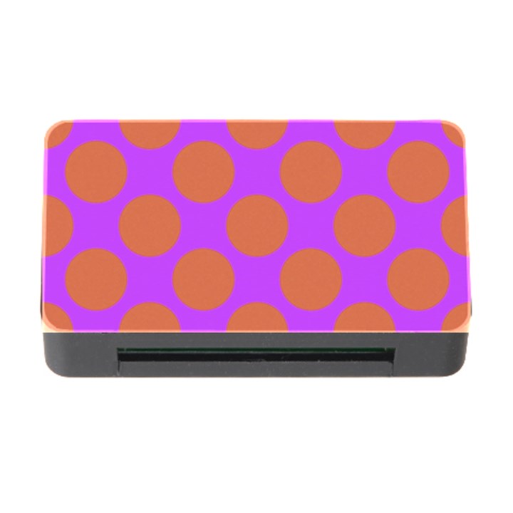 Polka Dots Two Times 7 Memory Card Reader with CF