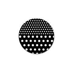 Polka Dots Two Times 11 Black Golf Ball Marker (10 Pack) by impacteesstreetwearten