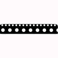 Polka Dots Two Times 11 Black Small Bar Mats by impacteesstreetwearten