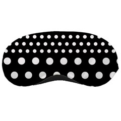 Polka Dots Two Times 11 Black Sleeping Mask by impacteesstreetwearten