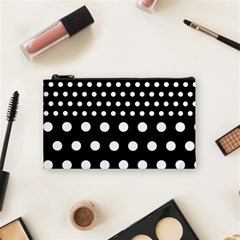 Polka Dots Two Times 11 Black Cosmetic Bag (small) by impacteesstreetwearten