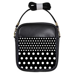 Polka Dots Two Times 11 Black Girls Sling Bag by impacteesstreetwearten