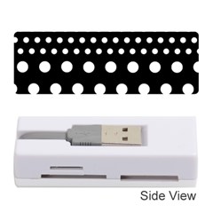 Polka Dots Two Times 11 Black Memory Card Reader (stick) by impacteesstreetwearten