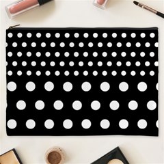 Polka Dots Two Times 11 Black Cosmetic Bag (xxxl) by impacteesstreetwearten