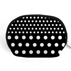 Polka Dots Two Times 11 Black Accessory Pouch (medium) by impacteesstreetwearten