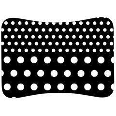 Polka Dots Two Times 11 Black Velour Seat Head Rest Cushion by impacteesstreetwearten