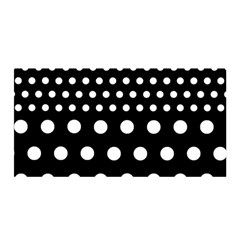 Polka Dots Two Times 11 Black Satin Wrap by impacteesstreetwearten