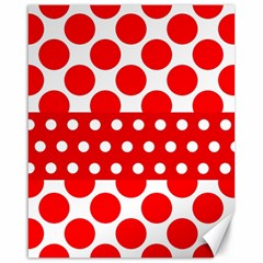 Polka Dots Two Times 9 Canvas 16  X 20  by impacteesstreetwearten