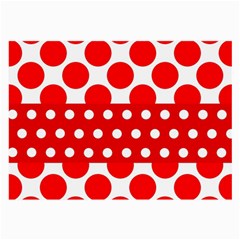 Polka Dots Two Times 9 Large Glasses Cloth (2 Sides) by impacteesstreetwearten