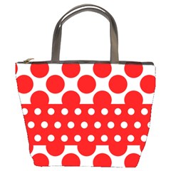 Polka Dots Two Times 9 Bucket Bag by impacteesstreetwearten