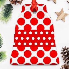 Polka Dots Two Times 9 Ornament (bell) by impacteesstreetwearten