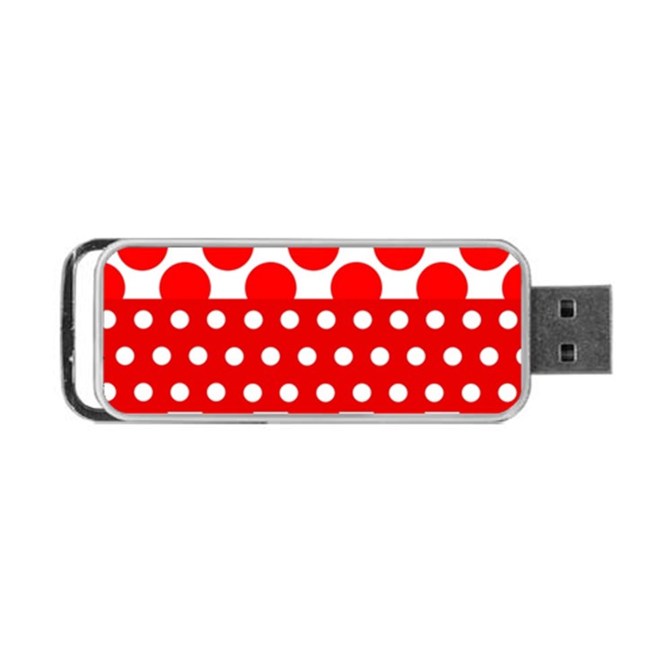 Polka Dots Two Times 9 Portable USB Flash (Two Sides)