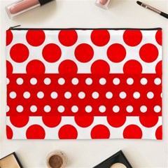 Polka Dots Two Times 9 Cosmetic Bag (xxxl) by impacteesstreetwearten