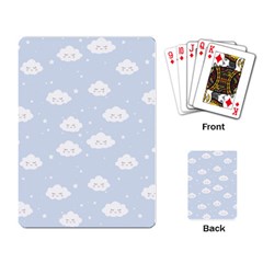 Kawaii Cloud Pattern Playing Cards Single Design (rectangle) by Valentinaart