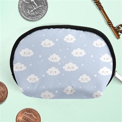 Kawaii Cloud Pattern Accessory Pouch (medium) by Valentinaart