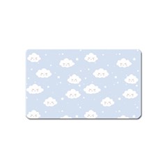 Kawaii Cloud Pattern Magnet (name Card)