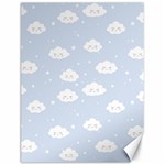 Kawaii cloud pattern Canvas 12  x 16  11.86 x15.41  Canvas - 1