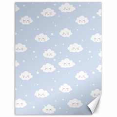 Kawaii Cloud Pattern Canvas 18  X 24  by Valentinaart